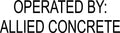 Operated By: Allied Concrete
